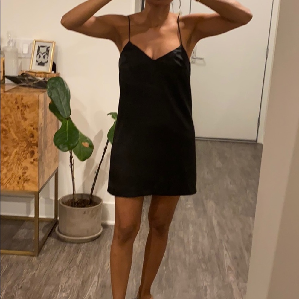 Super Down Black Dress XS